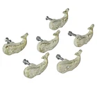 Zeckos Set Of 6 Rustic White Cast Iron Whale Drawer Pulls Nautical Home Decor New. Price: $22.23.