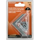 Hardware Essentials Double Wide Corner Brace Zinc (2") 4-PACK New. Price: $8.95.