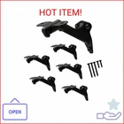 Naceture Handrail Brackets For Stairs 6 Pack Heavy-duty 3-INCH Black New. Price: $27.98.