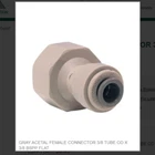 Gray Acetal Female Connector 3/8 Tube Od X Bspp Flat # PI451213S New. Price: $6.99.