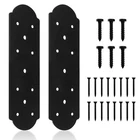 Shape Steel Flat Bracket, 4 Pcs 10" 3" Fixing Mending Plates Black F... New. Price: $48.05.