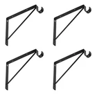 Dewell Shelf And Rod Brackets Wall Mounted Supports WHITESRB300-PARENT New. Price: $41.08.