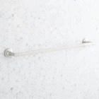 Signature Hardware 466398 Lentz 24" Wall Mounted Towel Bar, Brushed Nickel SHLZ2 Open. Price: $80.00.