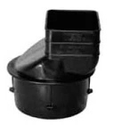 Advanced Drainage Systems 0464AA 4" X 3.25" 2.5" Hdpe Downspout Adapter New. Price: $35.02.