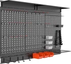 Walmann 113 Pcs Pegboard Wall Organizer Kit Black New. Price: $159.79.