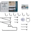 17-PC. Pegboard Organization Hardware Kit, Matte Black Steel N900-003 New. Price: $54.01.