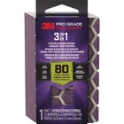 3M Pro Grade Precision 2.5 In. X 4.5 80 Grit Coarse 3-IN-1 Sanding New. Price: $8.20.