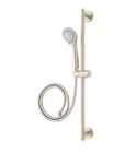 Signature Hardware Donovan Slide Bar Traditional Hand Shower -brushed Nickel Open. Price: $157.00.