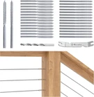 30 Pack 1/8" Cable Railing Hardware Kit Swage Lag Screws Left Right Handed New. Price: $25.88.