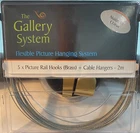 Brass Picture Rail Hangers - GBLPRANG5B The Gallery System New. Price: $25.00.