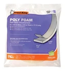 Frost King L344H White Poly Foam Weather Stripping Tape 17 Ft. X 1/4 Thick In. New. Price: $11.62.