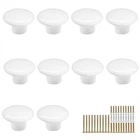 10 Pack White Ceramic Cabinet Knobs Vintage Round Drawer Cupboard Dresser War... New. Price: $17.42.