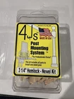 4JS Post Mounting System 3 1/4 Hemlock Newel Kit Colonial Molding. Price: $29.00.
