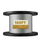 Stainless Steel Cable 1/8 Inch, X 19 Strands Construction, 100FT T316L Stai... New. Price: $116.13.