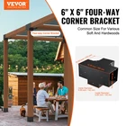 Pergola Bracket Kit 6''X6'', Log Cabin Outdoor Hardware New. Price: $71.39.