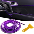 Car Interior Trim Strips,universal Electroplating 33FT, Purple New. Price: $16.87.